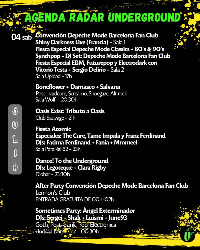 Agenda Barcelona Julio 2026