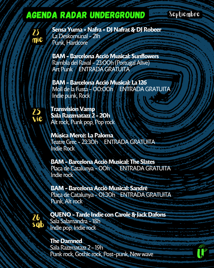 Agenda Barcelona septiembre 2026
